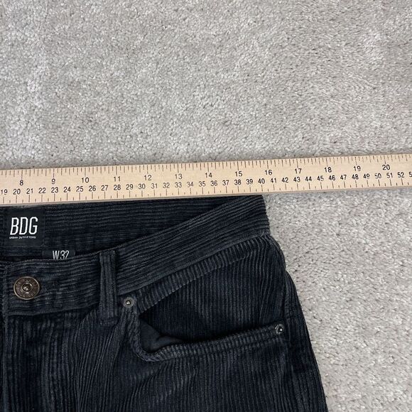 BDG Pants Womens 32 Gray Corduroy Dad Fit High Rise Button‎ Fly Cotton Cords - Picture 6 of 13